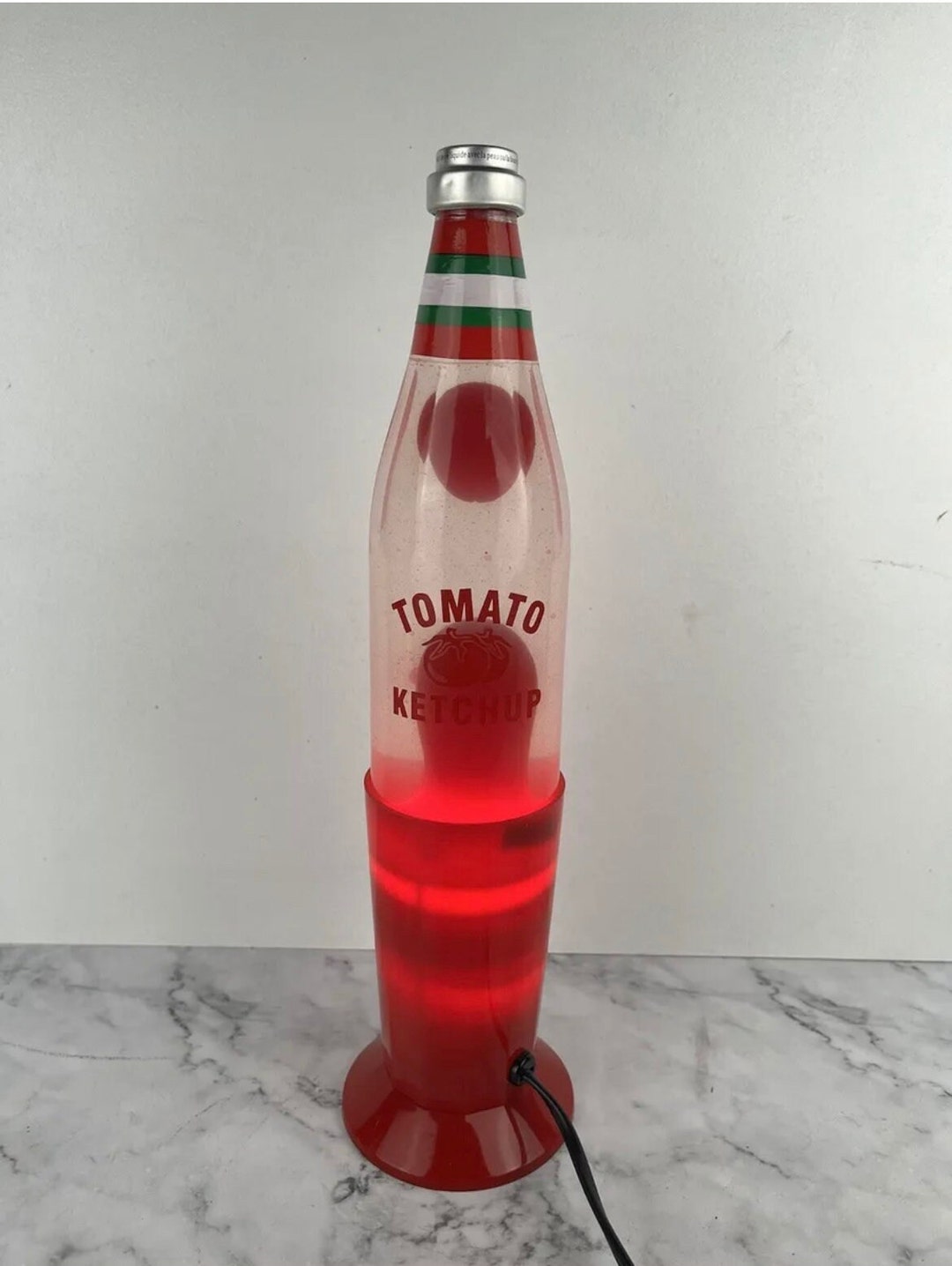 Vintage Rare Tomato Ketchup Lava Lamp. Curiosity Etsy