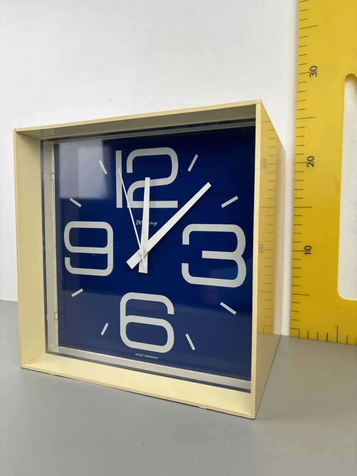 スペースエイジ Space Age BLESSING CUBE XXL Alarm Clock/alarm/clock 70's Vintage