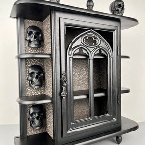 Gothic furniture, curiosity cabinet