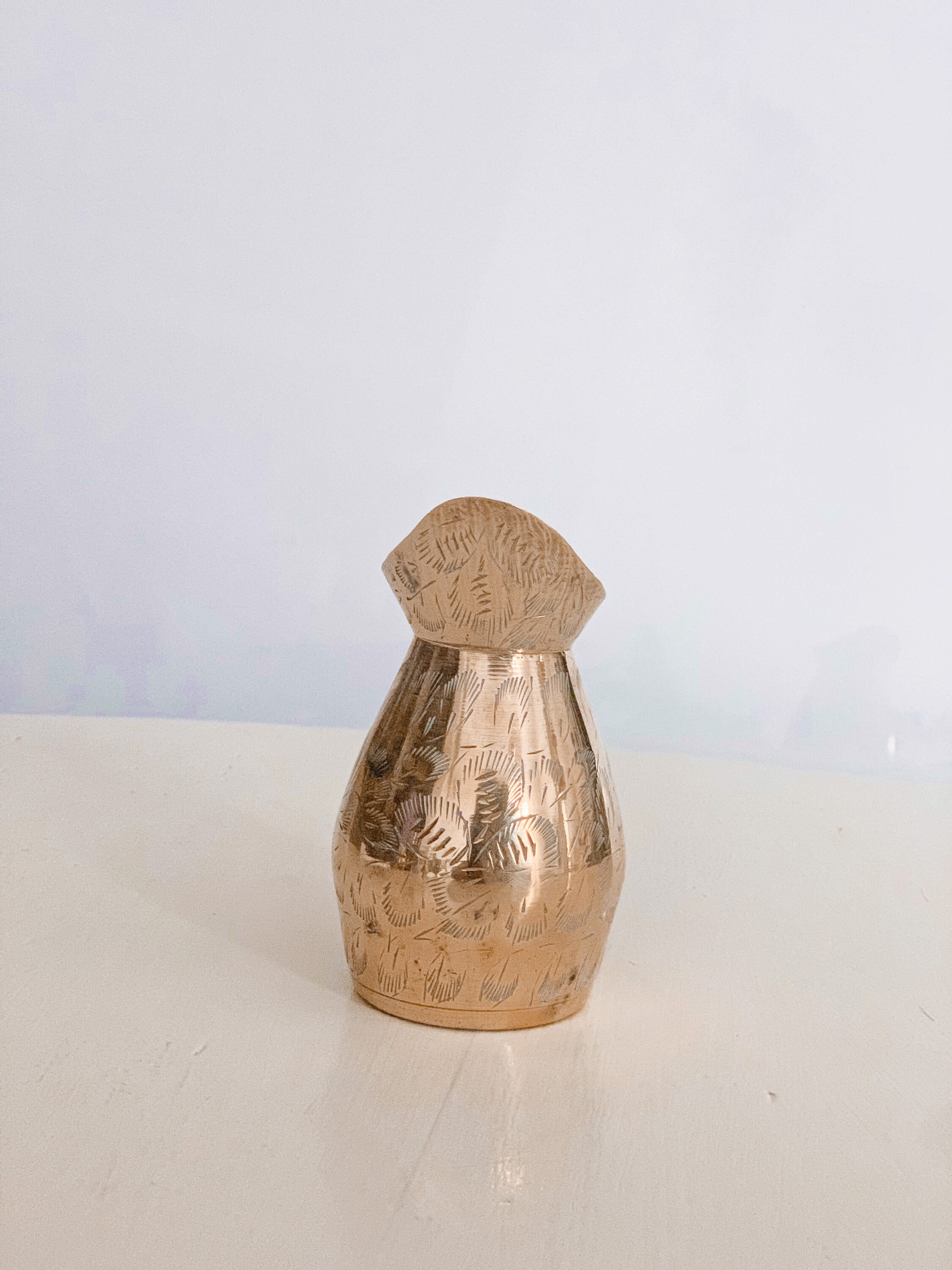 Small Decorative Brass Carafe Vase Etsy Hong Kong