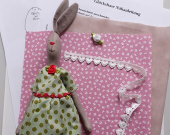 Materialset - Lucky Bunny with Pink Butterfly Dress