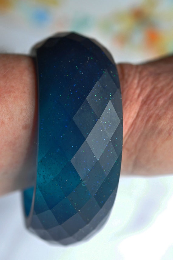 Large sized Polyester bangle, bracelet.  Thick wa… - image 7