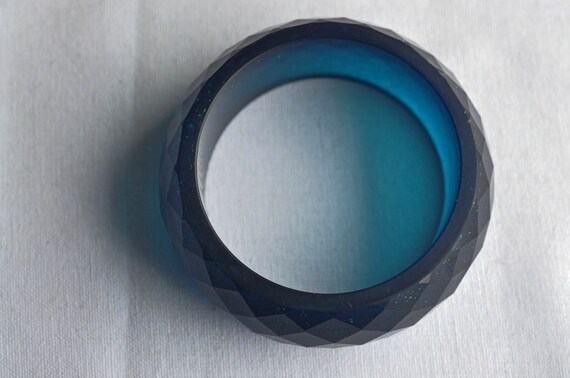 Large sized Polyester bangle, bracelet.  Thick wa… - image 2