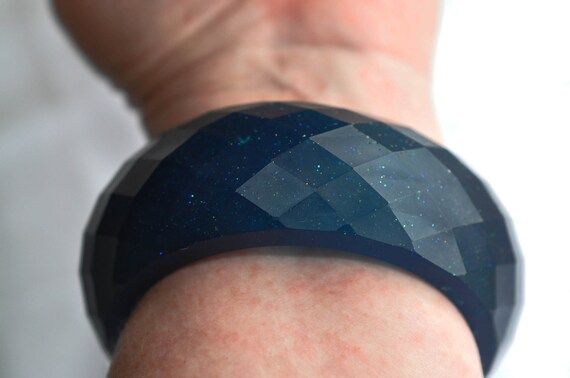 Large sized Polyester bangle, bracelet.  Thick wa… - image 5