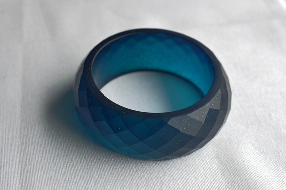 Large sized Polyester bangle, bracelet.  Thick wa… - image 1