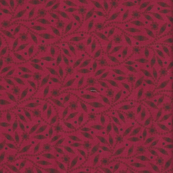 18-inch Cotton Quilt Fabric, New Basics Red P&B Textiles