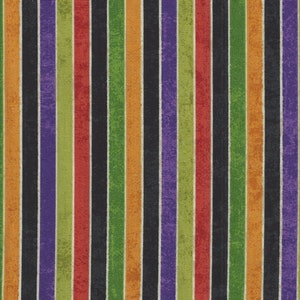 Northcott Festive Felines, Cotton Quilt Fabric by the Yard, Beige Stripe 24132-12