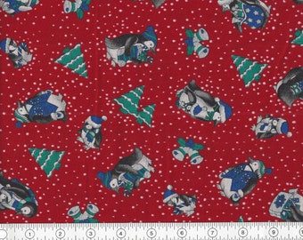 Remnant 18-inch A Christmas Affair Cotton Quilt Fabric Woodrow London