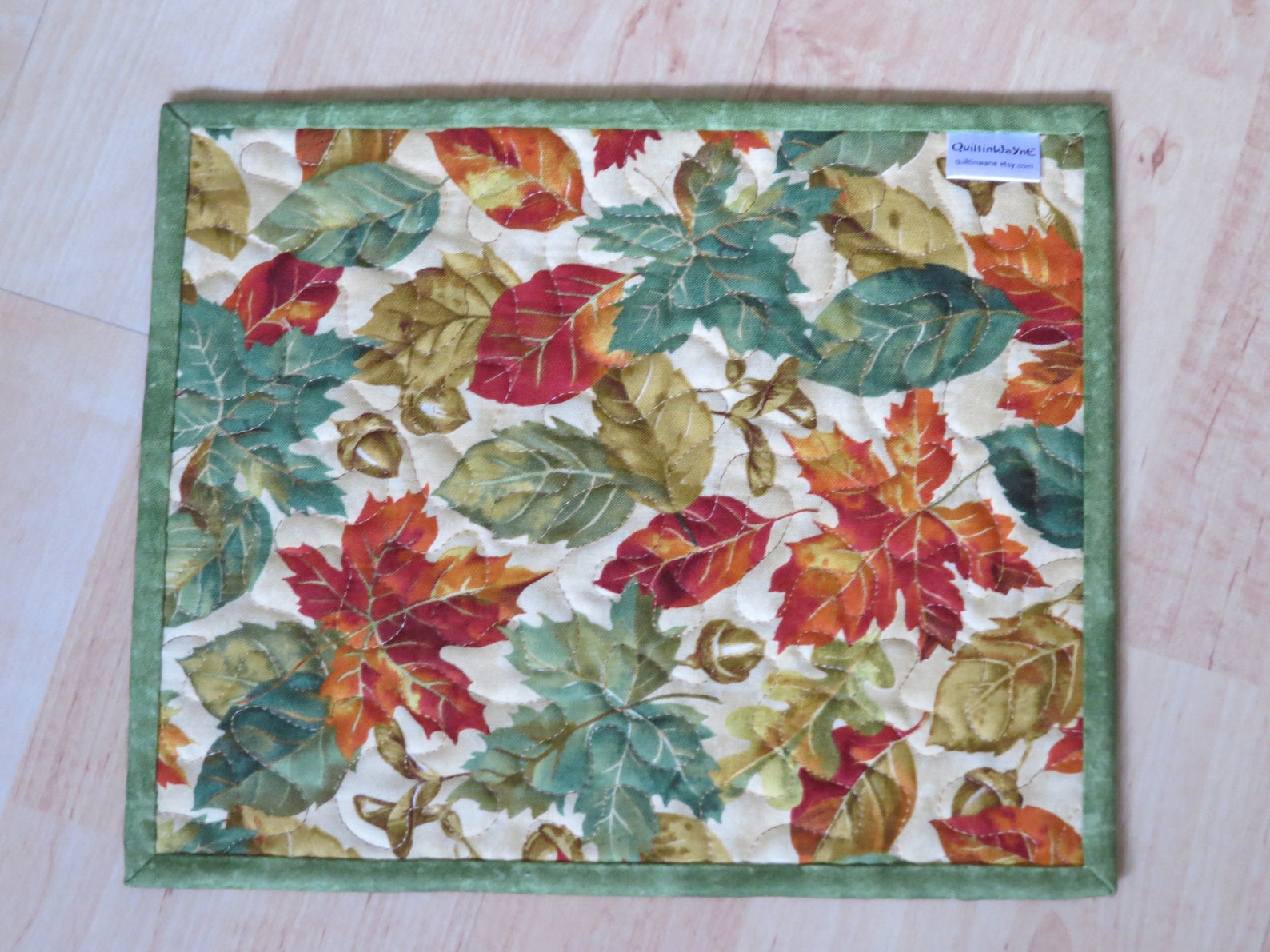 Snacks Rug Quilted Mug Rug | Snack Mat, 8.5x10.5-inch (22x27cm) Harvest Blessings ...