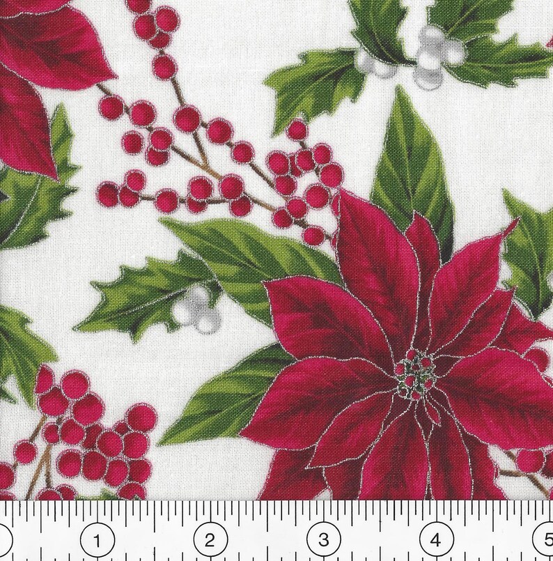 Holiday Decadence Cotton Quilt Fabric by the Yard, Hoffman S7703521 Etsy