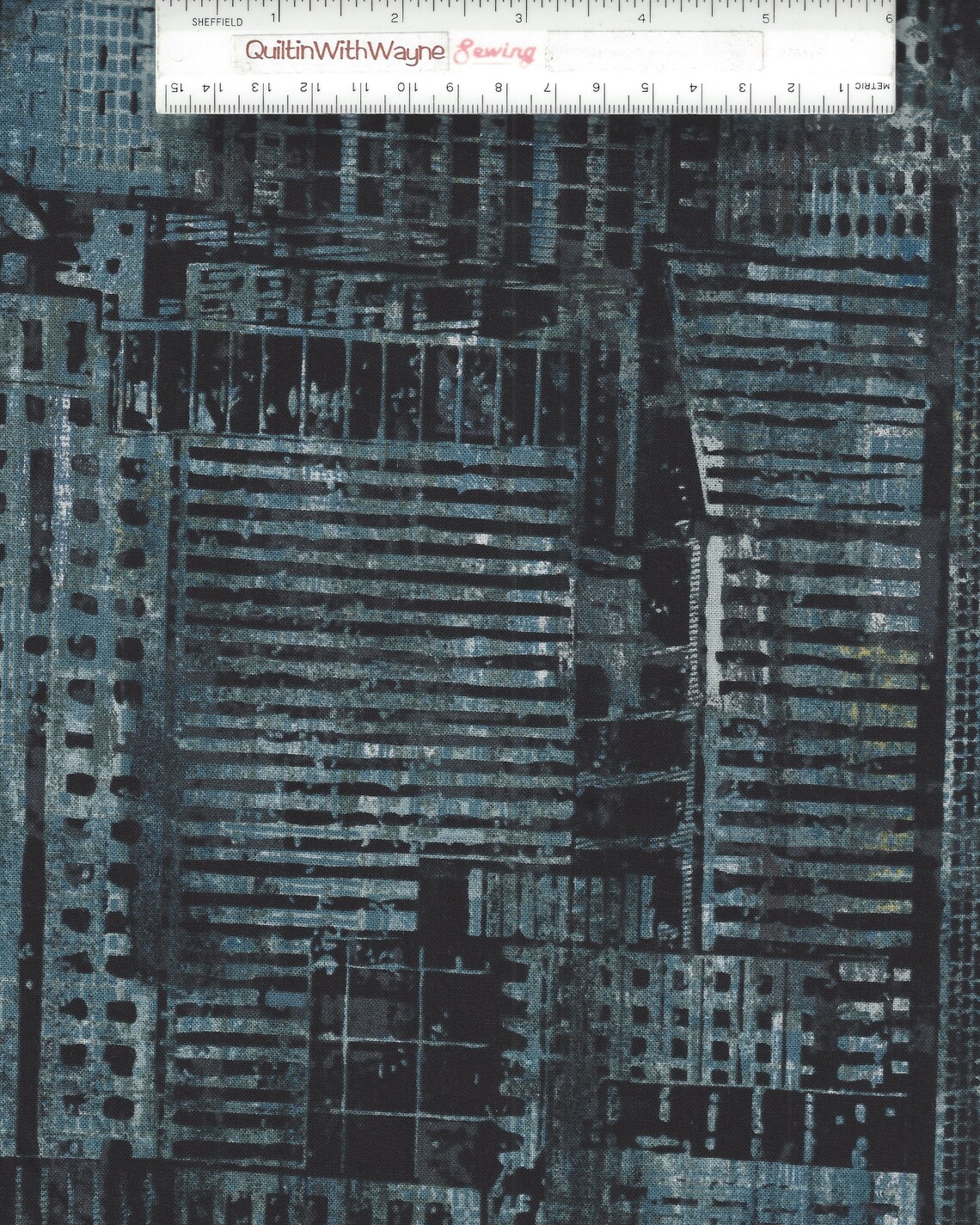 City Lights Black Cotton Quilt Fabric by the Yard Northcott Etsy