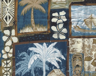 Palms Cotton Quilt Fabric by the Yard - David Textiles