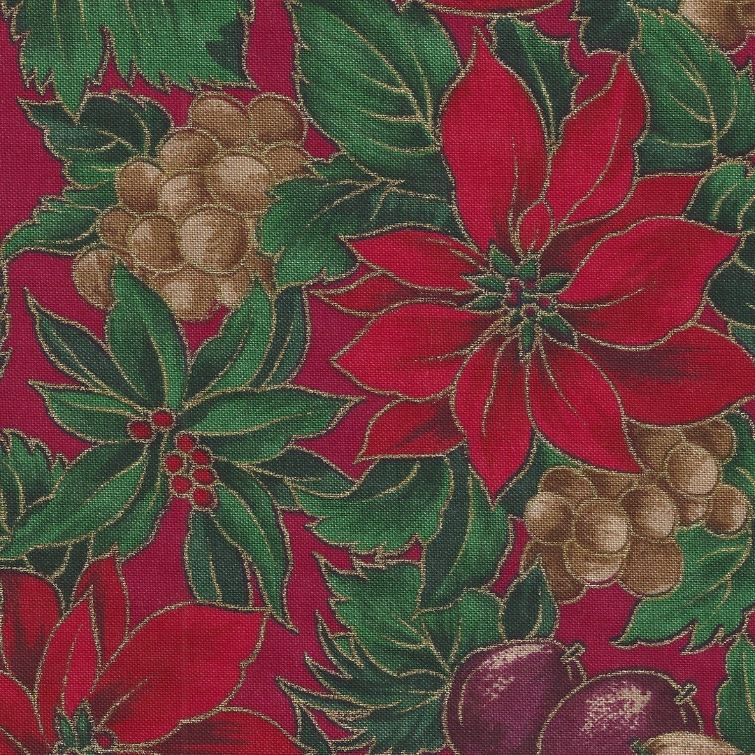 Remnant 19x54inch Wide Cotton Quilt Fabric, Hoffman Vermont Lodge