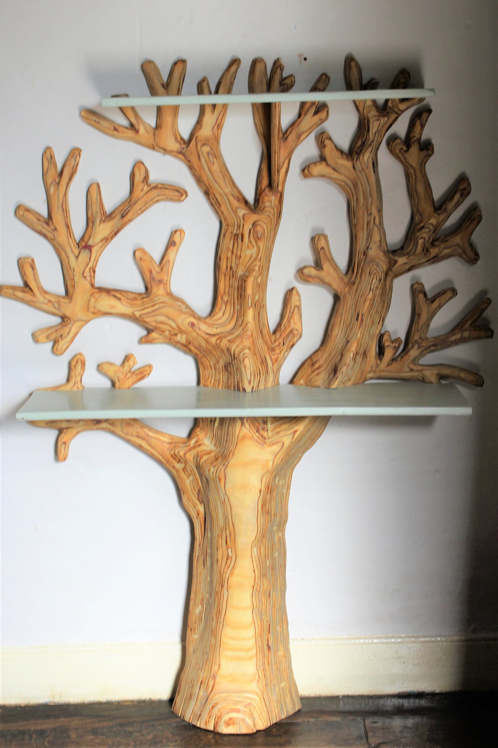 Wooden Tree Bookcase Bookshelf Handmade Interior Furniture Etsy UK