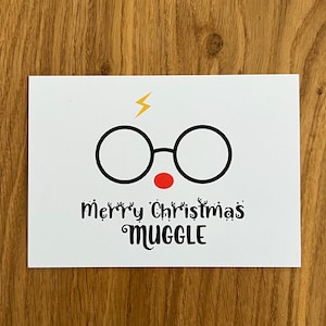 Cartolina di Natale: Buon Natale Babbano | Potterhead