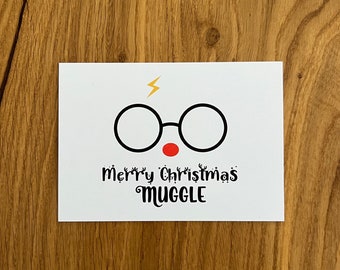 Christmas Card: Merry Christmas Muggle | Potterhead