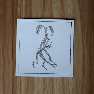 Fantastic Beasts - Bowtruckle - Potterhead ansichtkaart/collectiekaart