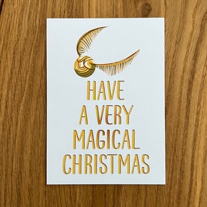 Cartolina di Natale: passa un Natale magico | Potterhead