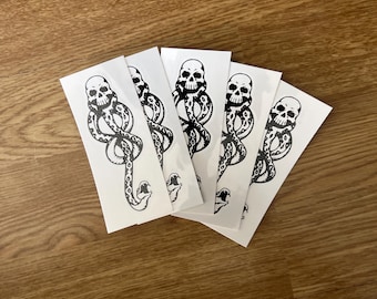 Tattoo - Dunkles Mal (Schlangenzeichen) | Potterhead