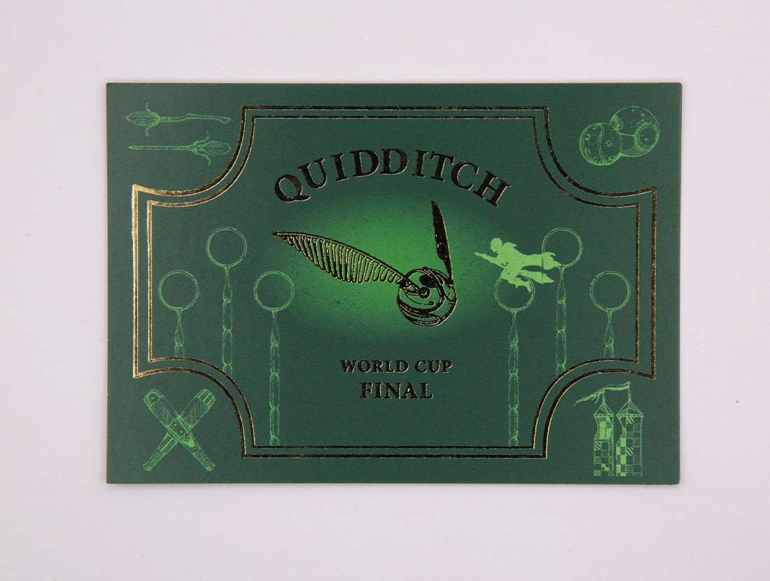 クイディッチ】ワールドカップ チケットプリント Quidditch