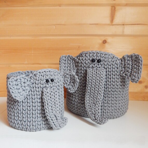 elephant baskets for nursery