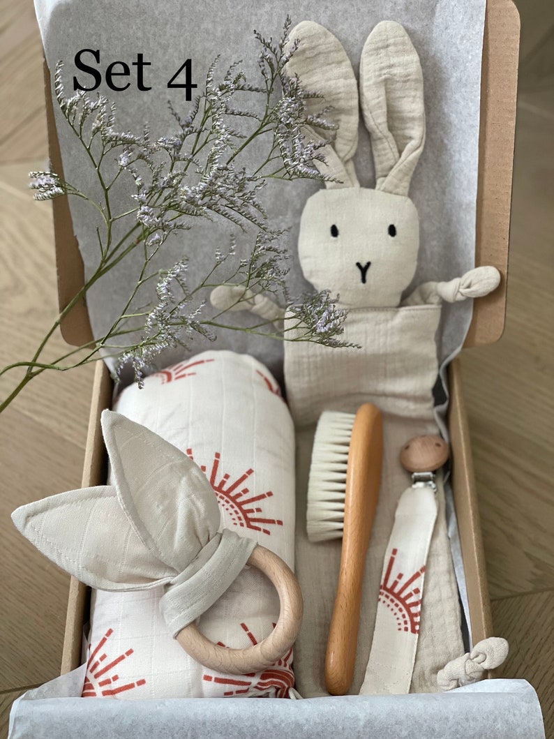 Personalisierte Baby Geschenk Box 5-Teilig Geschenk zur Geburt Bild 4