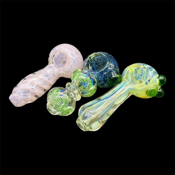 Hand Blown Mystery Glass Pipes