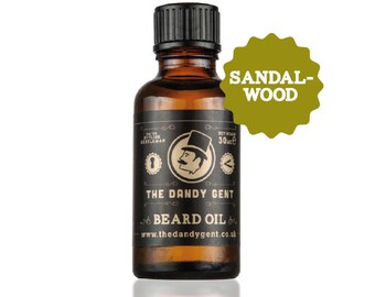 Sandalwood - Natural Beard Oil 30ml | The Dandy Gent