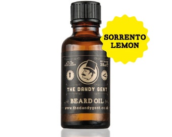 Sorrento Lemon - Natural Beard Oil 30ml | The Dandy Gent