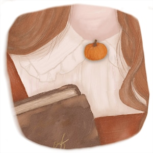 Wooden Pumpkin Pin - Wooden pin | Fall Pin | Handmade pin | Forest pin | Wooden accessories | Wooden badge | Wooden brooch | Wooden gift