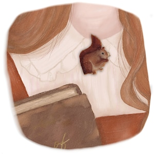 Wooden Squirrel Pin - Wooden pin | Fall Pin | Handmade pin | Forest pin | Wooden accessories | Wooden badge | Wooden brooch | Wooden gift