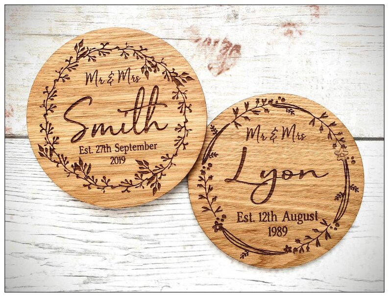 Personalised Coasters Personalized Coaster Personalised Etsy UK