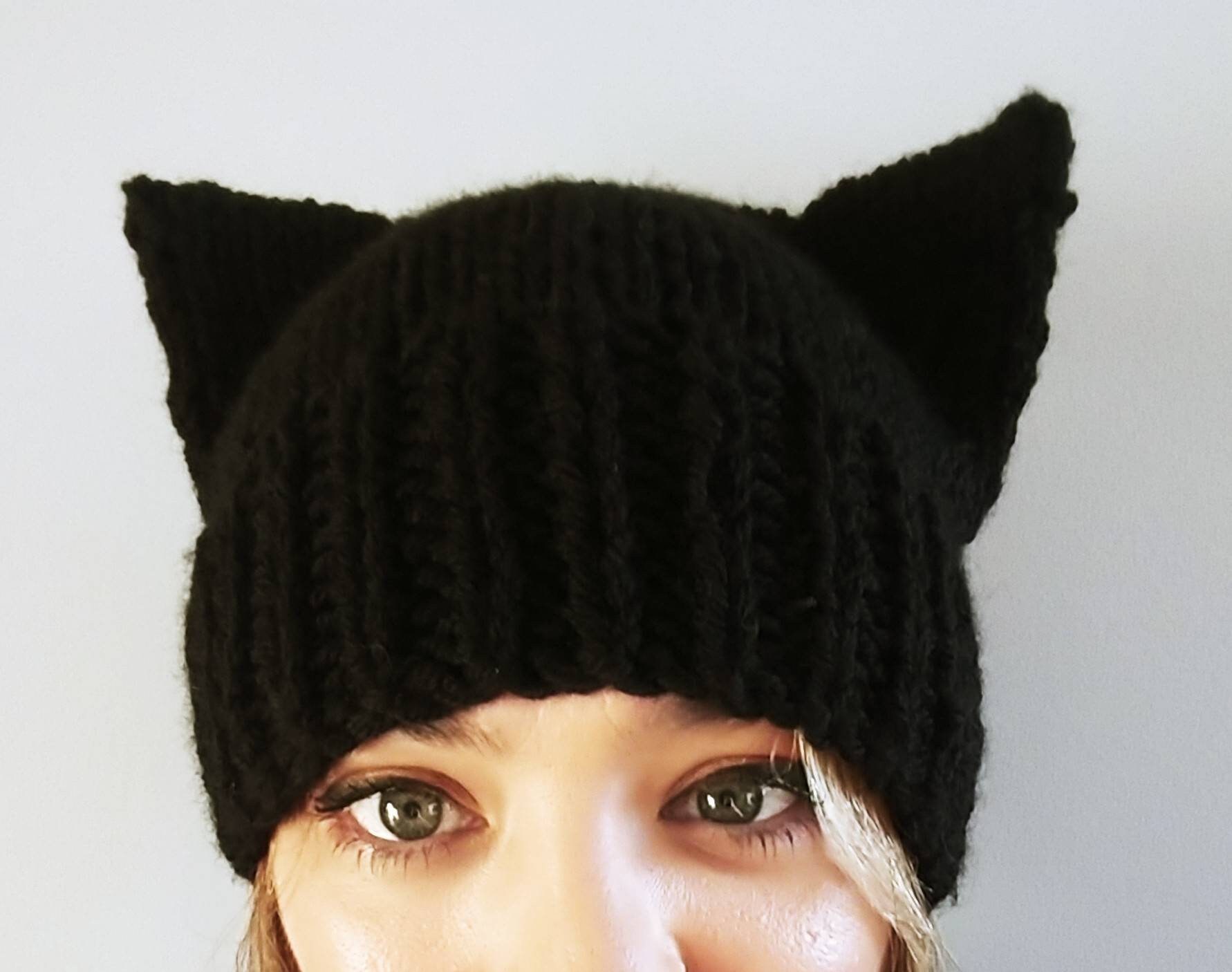 Catwoman Beanie - Etsy Catwoman Beanie - Etsy