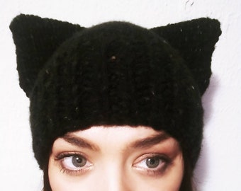 Black Cat Ear Hat