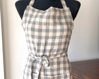Violet Linen European Orchards Fruits Vintage Print Apron with Pocket One Size Beige EURO ORCHRD APR Violet Linen European Orchards Fruits Vintage Print Apron with Pocket One Size Beige EURO ORCHRD APR