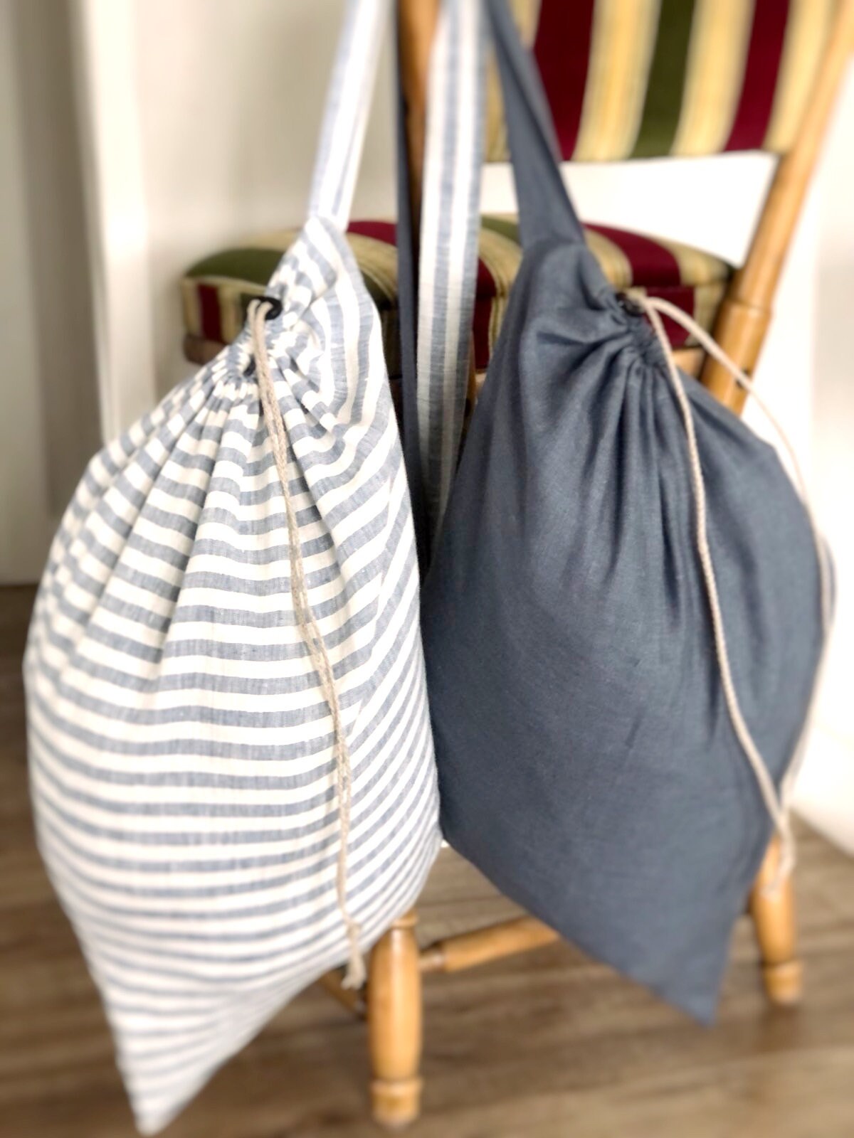 Linen Laundry Bag Large Laundry Bag Linen Bag Washed Etsy