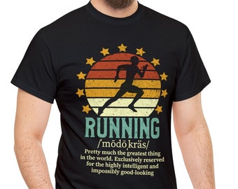 Funny Running Definition T-shirt For Men, Shirt for Runner, Fitness Graphic Tee, Marathon & 5k Run Tshirt, Gift For Track and Field Sprinter