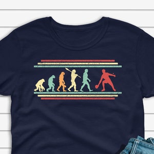 Ping Pong T-shirt for Men, Table Tennis Shirt, Evolution Ping Pong Lover Tshirt, Gift for Table Tennis Player Unisex Jersey Short Sleeve Tee