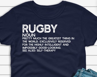 Rugby Shirt, Rugby Fan Gift, Funny Rugby Definition T-shirt, Gift for Rugby Player Tshirt Men Women Unisex Short Sleeve Tee