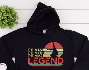 桜庭和志 KS MMA ロゴ ブラック パーカー スウェットシャツ サイズ S