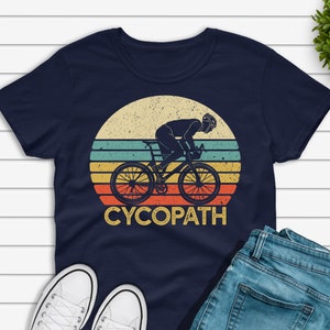 Cycopath Cycling Shirt for Men, Cyclist Gift Him, Father&#39;s Day Cycling Dad, Road Bike Clothes, Bicycle Riding Unisex Short Sleeve Tee