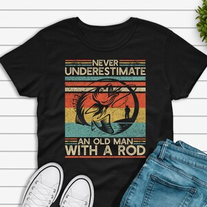 Fishing T-shirt for Men, Fisherman Shirt, Fishing Dad Father&#39;s Day Gift for Fishing Grandpa Unisex Jersey Short Sleeve Tee