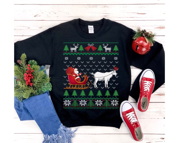 Goat Ugly Christmas Sweater Funny Xmas Gift Goat Lovers T-Shirt Goat Ugly Christmas Sweater Funny Xmas Gift Goat Lovers T-Shirt
