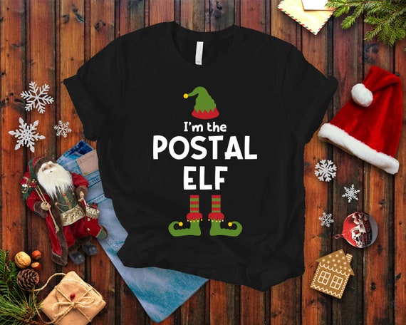 Merry Christmas Postal Truck Mail Carrier Gift Santa Hat T-Shirt Merry Christmas Postal Truck Mail Carrier Gift Santa Hat T-Shirt