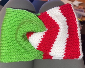 Grinch ear warmers