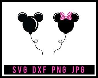 Download Mickey balloon svg | Etsy