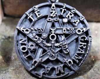 Pendant Tetragrammaton Eliphas Lévi, Kabbalah, magic esotericism Freemasonry, Hebrew alphabet.