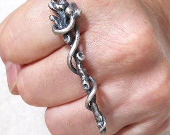 Vara de Asclepio, Esculapio, colgante de caduceo de plata,