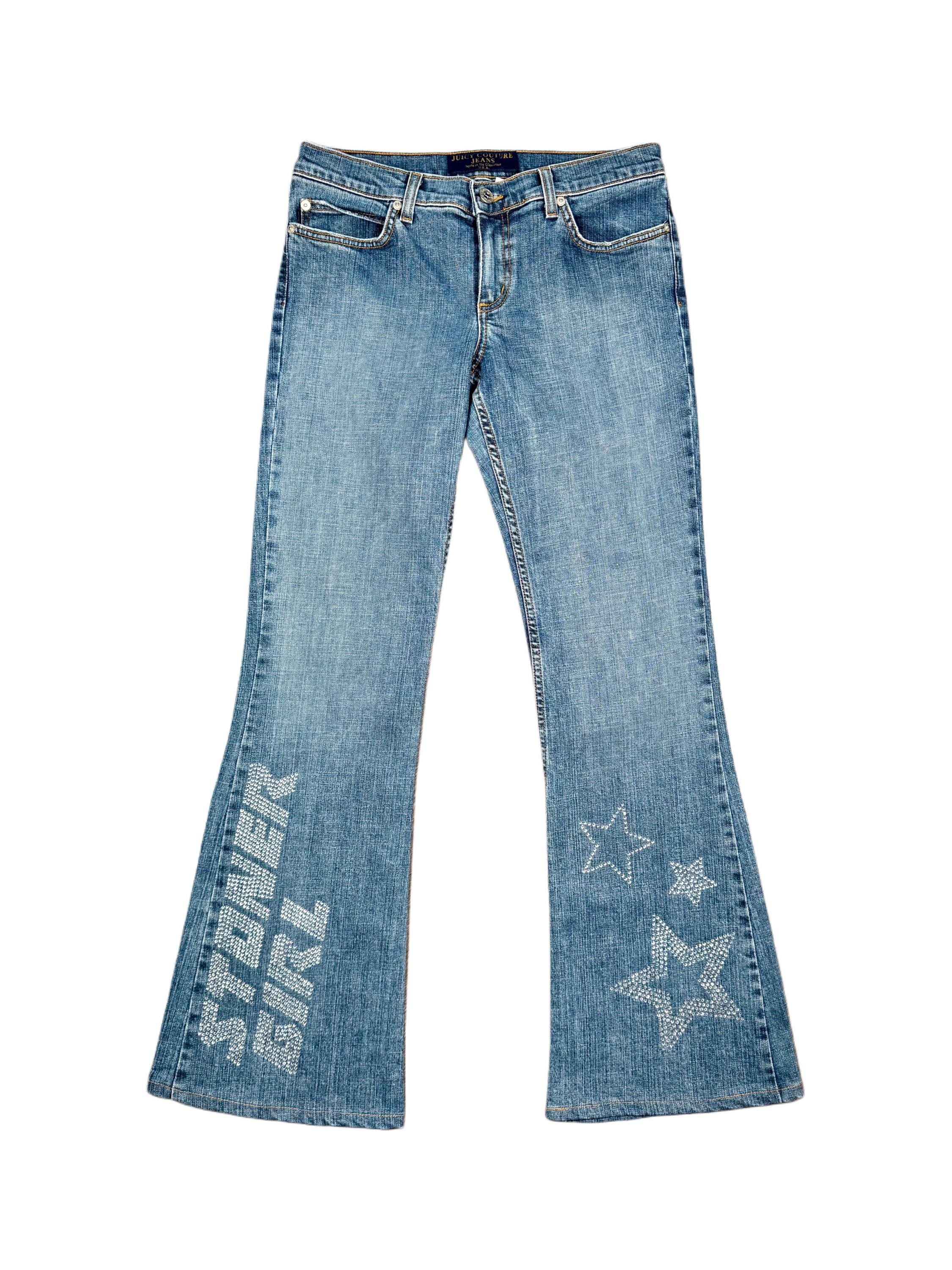 Y2k Rhinestone Jeans - Etsy
