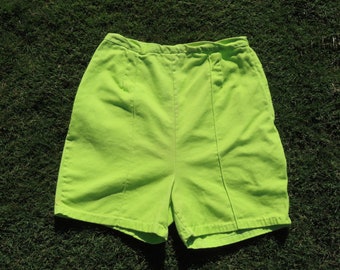 lime green cargo shorts